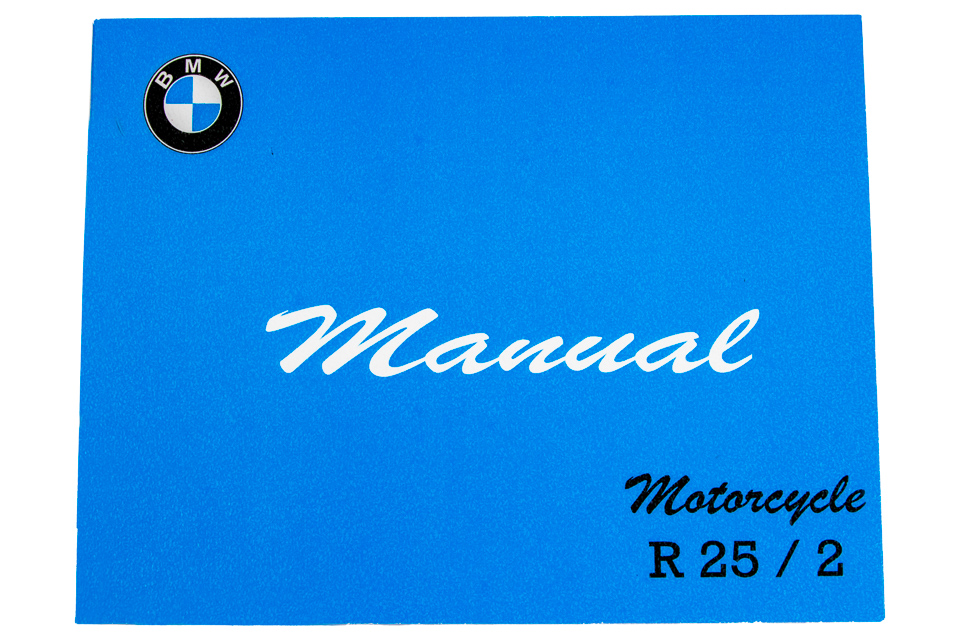 BMW Owner's Manual R25/2