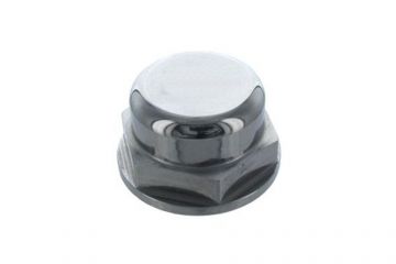 R2V Steering Head Nut, Polished Stainless