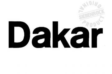 Sticker Dakar for gas tank