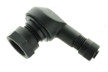 90 degree Valve Stem, Black