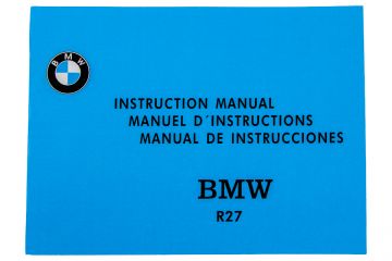 BMW Owner's Manual R27