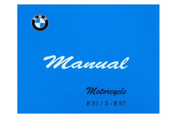 BMW Owners's Manual R51/3-R67-R67/2-R68