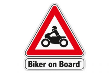 Biker on Board Sticker